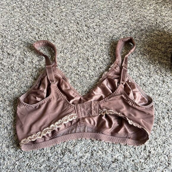 Curvation Brown Wireless Unlined Bra Size 38D - Picture 3 of 5
